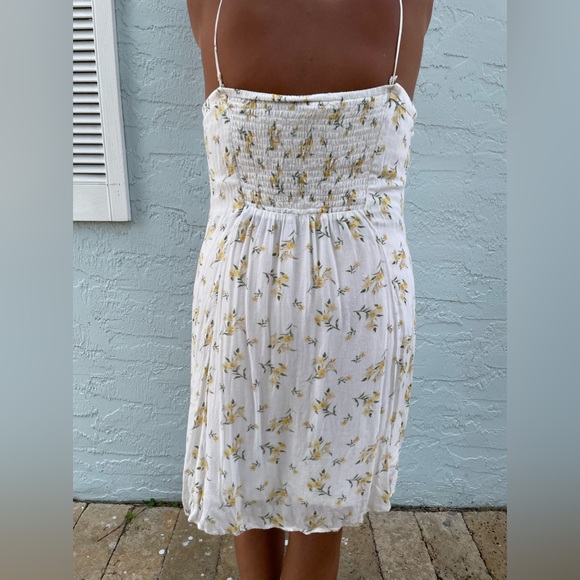 Soft Floral off white spaghetti strap sun dress with adjustable straps Size XL - Picture 8 of 16
